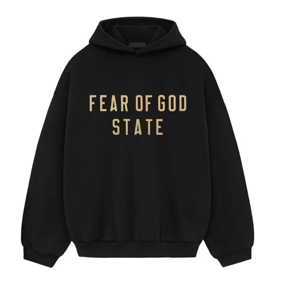 Fear Of God Essentials Fleece Hoodie Black FW24