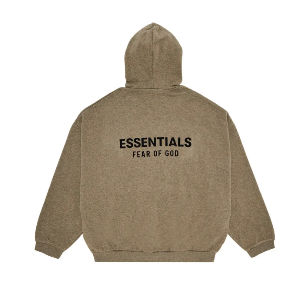Fear of God Essentials Fleece Hoodie II Heather Gray FW24