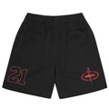 Corteiz x Slaughter Gang 21 Savage Mesh Shorts Black