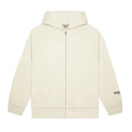 Fear of God Essentials Full Zip Hoodie Cream
