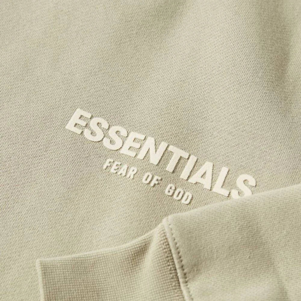 Fear of God Essentials Logo Hoodie Seafoam