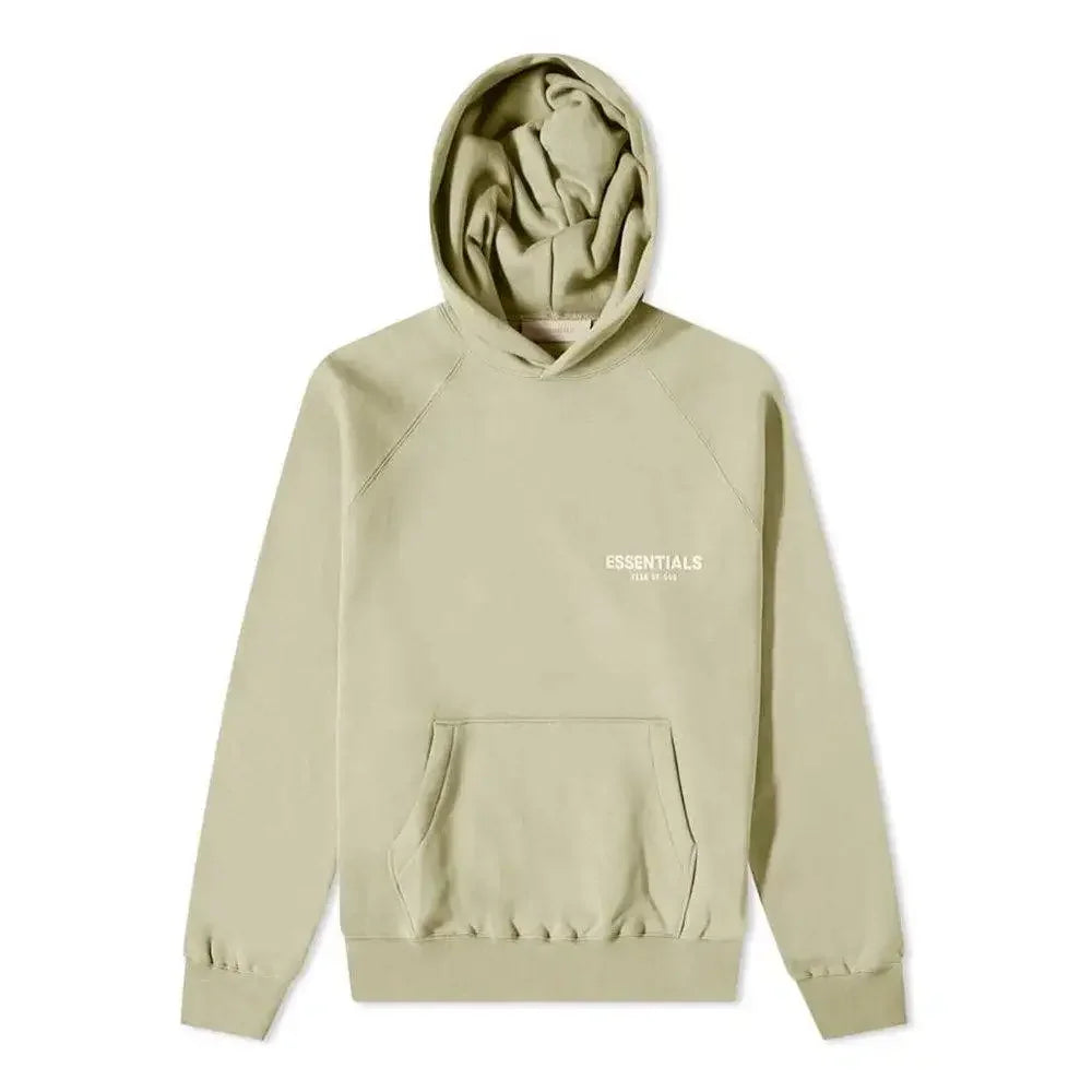 Fear of God Essentials Logo Hoodie Seafoam