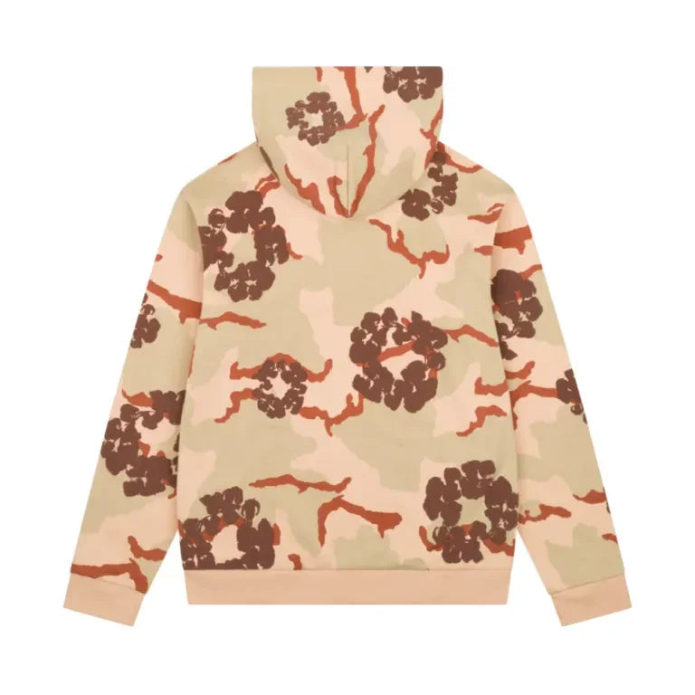 Denim Tears The Cotton Wreath Zip Sweatshirt Tan Camo