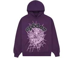 Sp5der OG Web Hoodie Purple