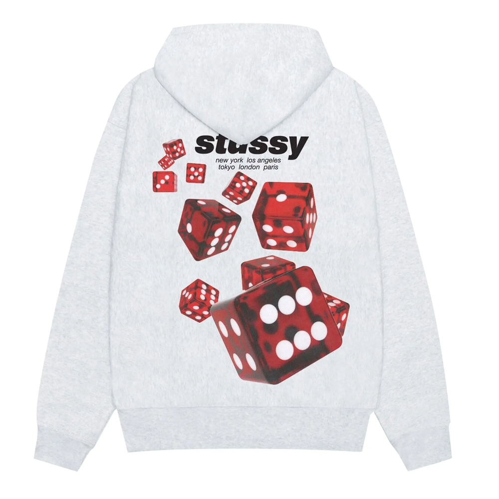 Stussy Rollers Hoodie Ash Heather