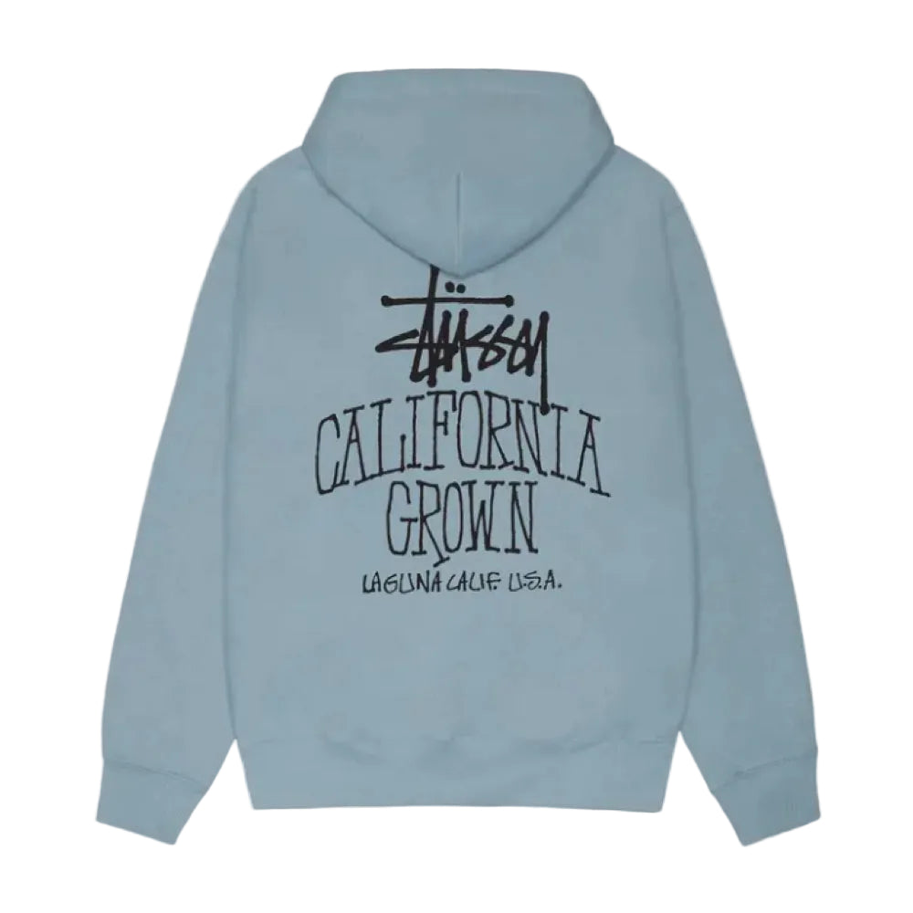 Stussy Cali Grown Zip Hoodie Slate