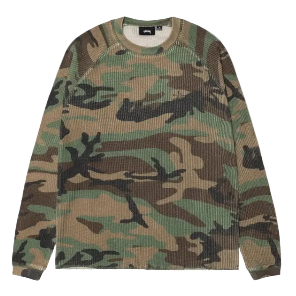 Stussy Basic Thermal Woodland Camo