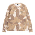 Stussy Raglan Thermal Long-Sleeve Crew Desert Camo