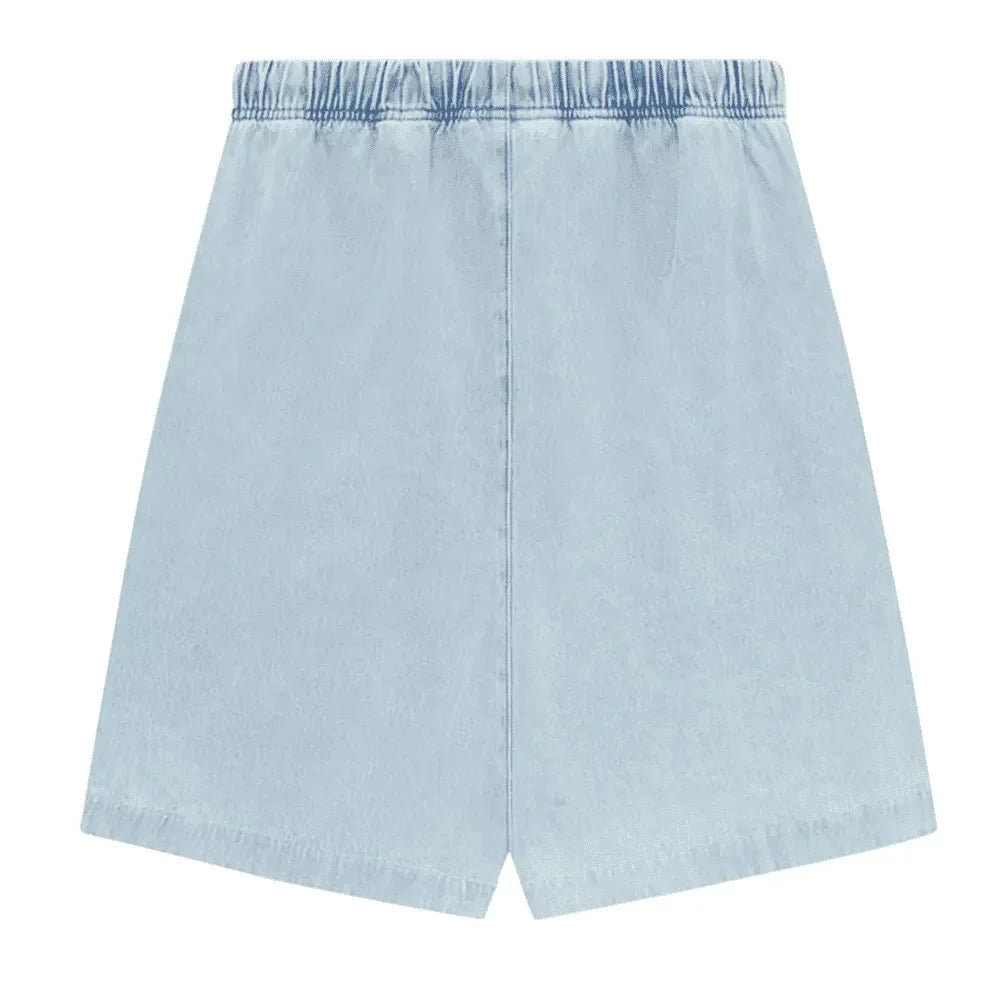 Fear of God Essentials Relaxed Short Light Washed Denim