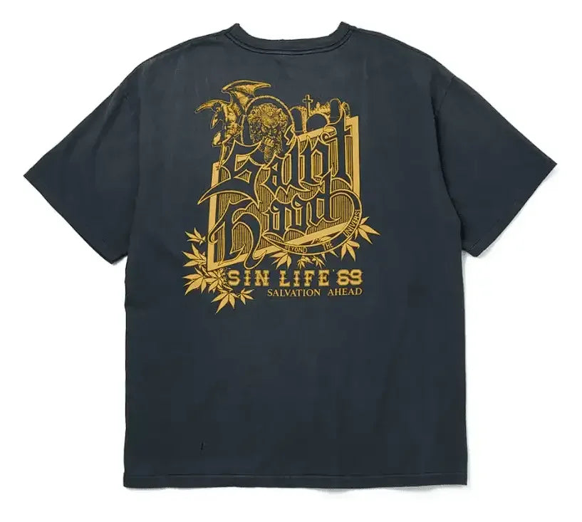 Neighborhood x Saint Michael STHD Pocket T-Shirt Vintage Black