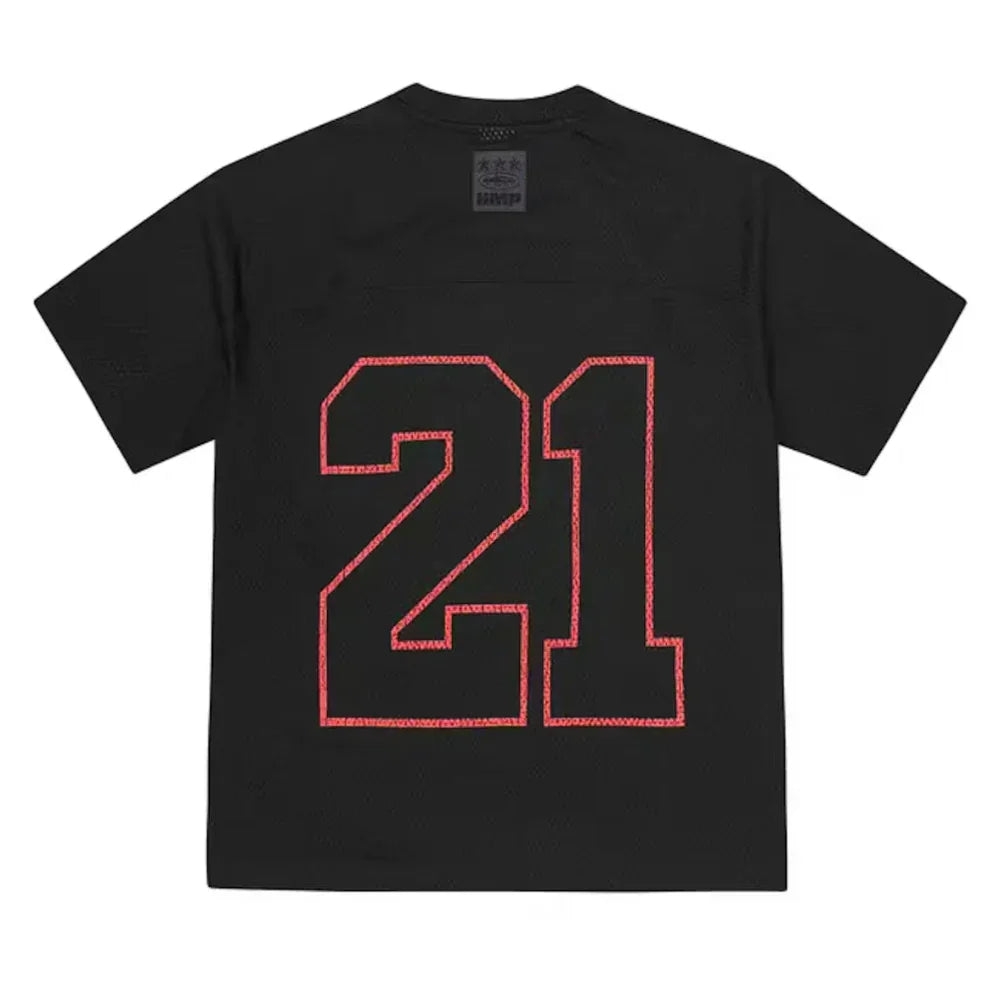 Corteiz x Slaughter Gang 21 Savage Mesh T-shirt Black