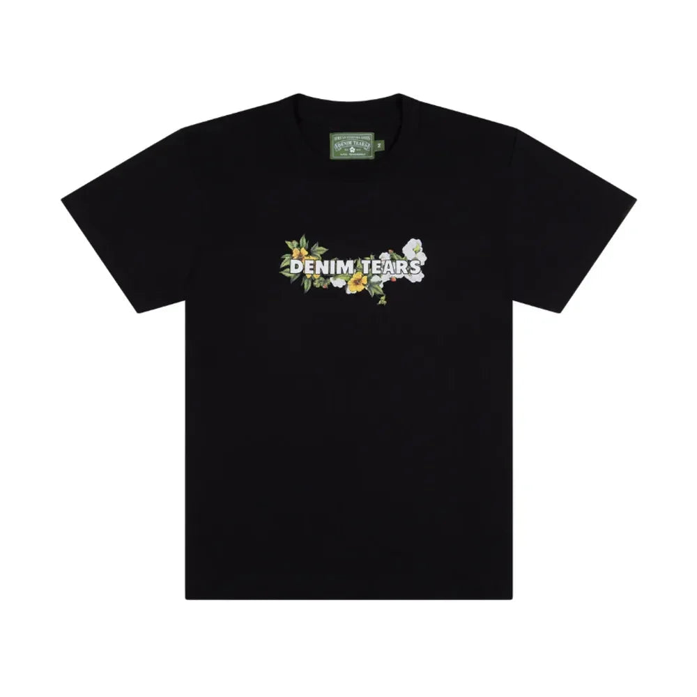 Denim Tears Logo Tee Black