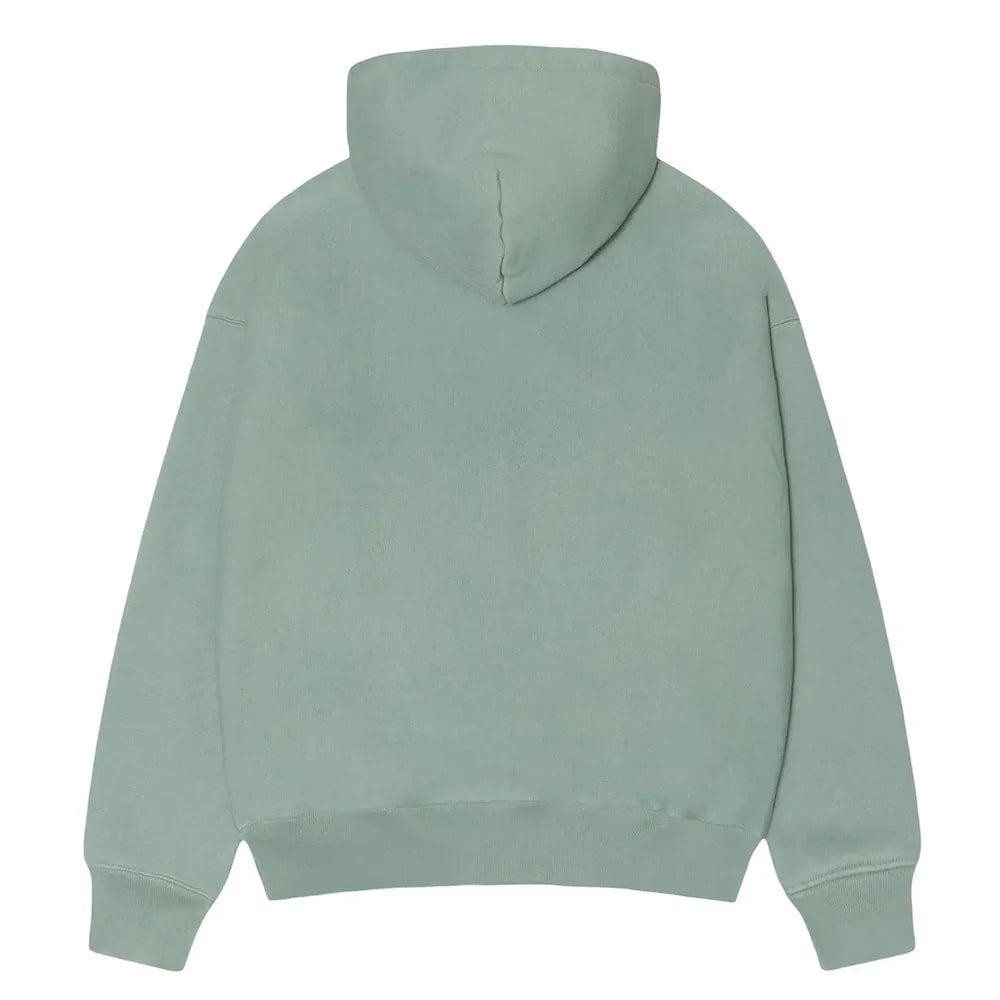 Stussy Established Zip Hoodie Grey Green