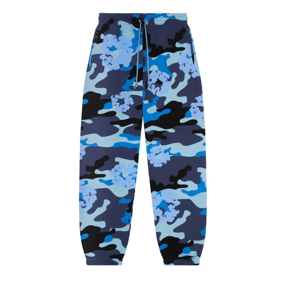 Denim Tears The Cotton Wreath Sweatpant Blue Camo