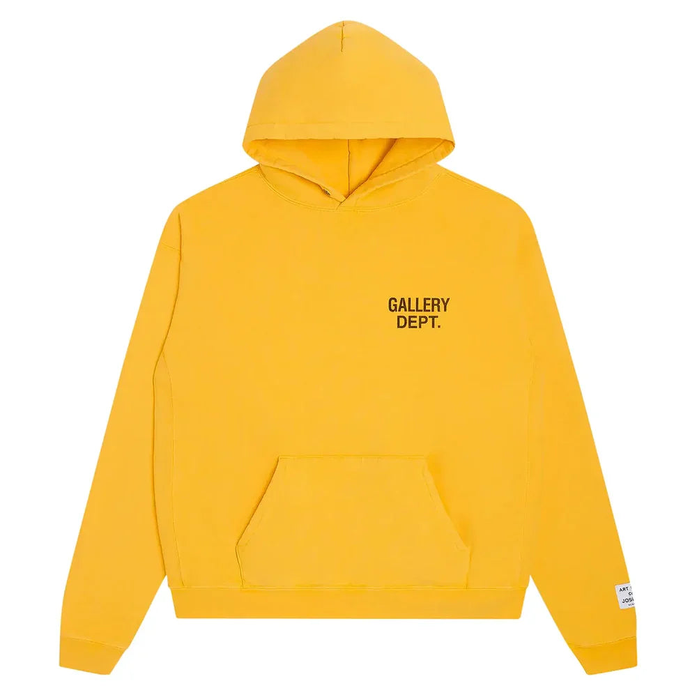 Gallery Dept. 90s GD Logo Hoodie Gold