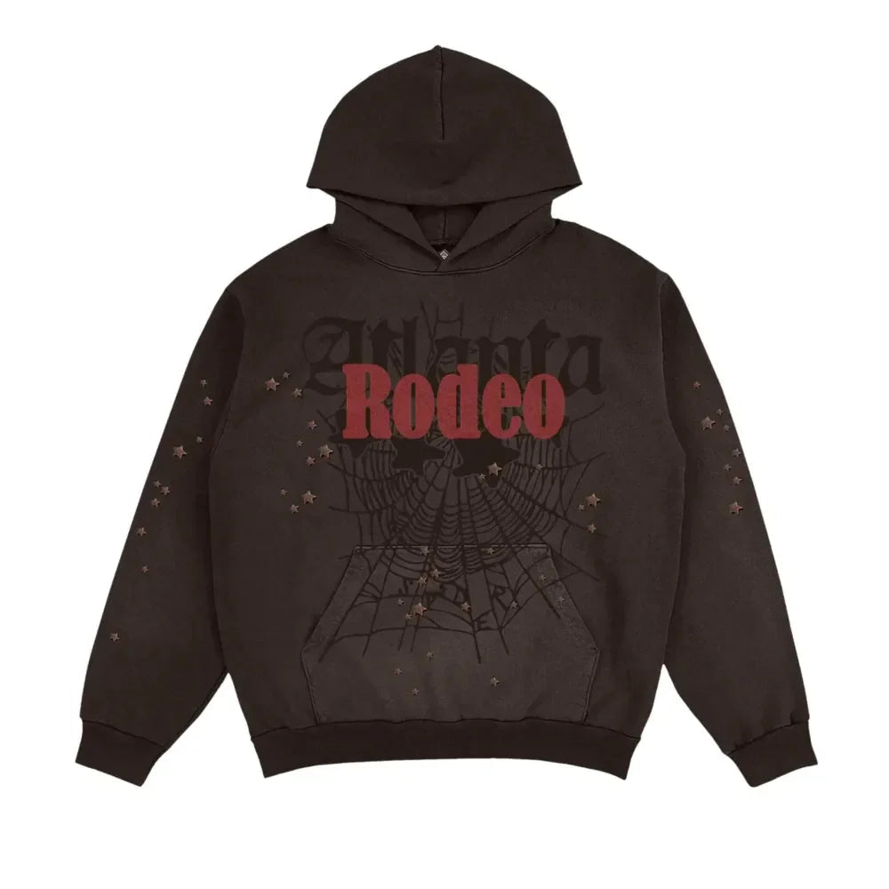 Travis Scott Cactus Jack x Sp5der Days Before Rodeo Hoodie Brown
