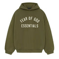 Fear of God Essentials Fleece Hoodie Military