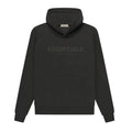 Fear Of God Essentials Waffle Raglan Hoodie Off Black