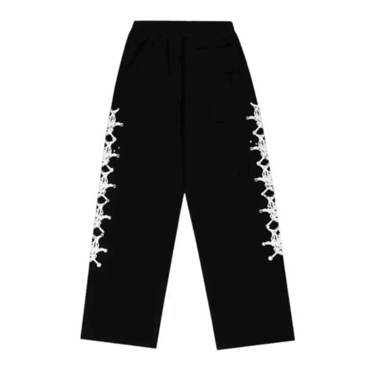 Sp5der Stone Sweatpant Black