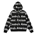 Denim Tears x Arthur Jafa Systemic Racism Controls America Zip Up Hoodie Black