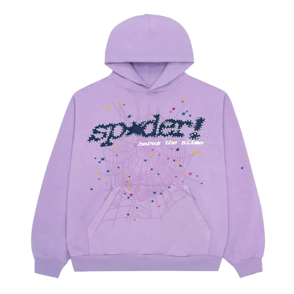 Sp5der Açaí Hoodie Purple
