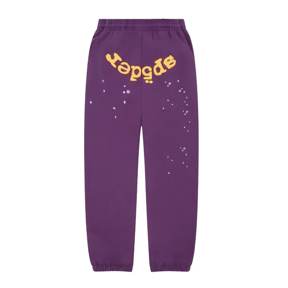 Sp5der Star OG Web V2 Sweatpant Purple