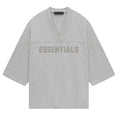 Fear Of God Essentials Heavy Jersey Football Tee Light Heather Grey