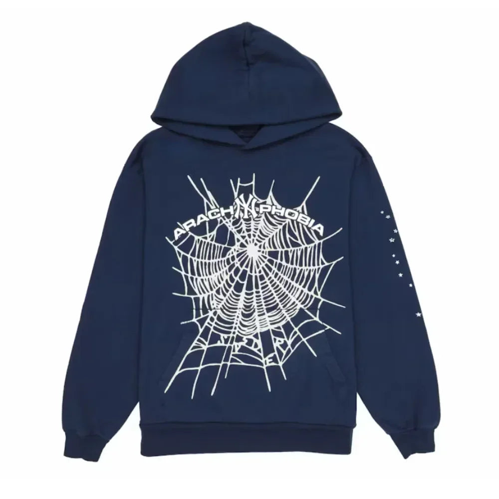 Sp5der Arach NY Phobia Hoodie Navy