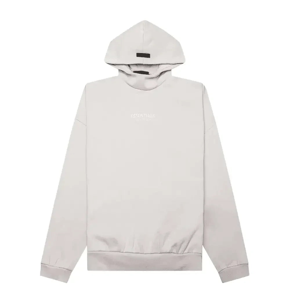 Fear of God Essentials Hoodie Silver Cloud