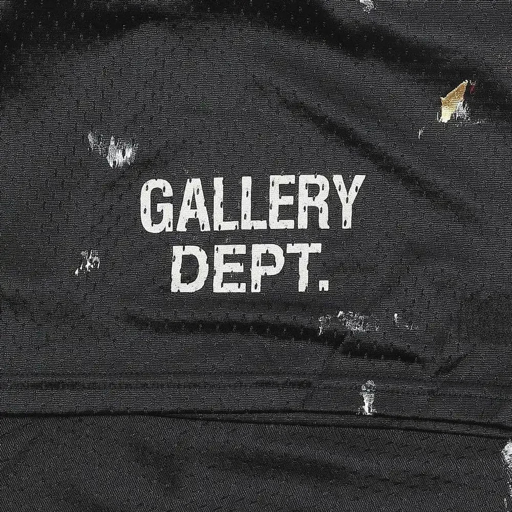 Gallery Dept. Studio Paint Logo Gym Shorts Black