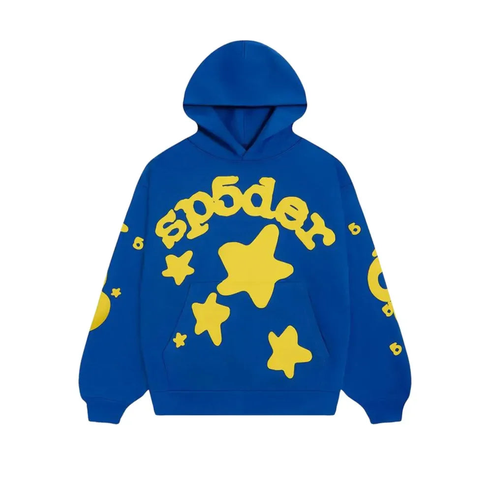 Sp5der Beluga Hoodie TC Blue