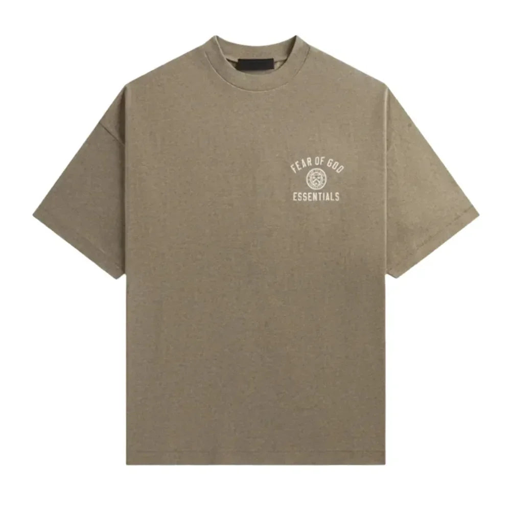 Fear of God Essentials Jersey Crewneck Tee Light Heather Grey II
