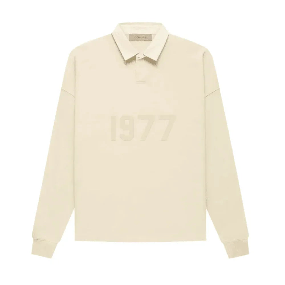 Fear Of God Essentials Henley Rugby Egg Shell