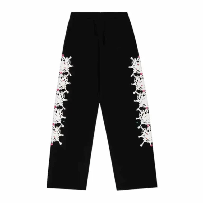 Sp5der Stone Sweatpant Black
