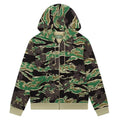 Denim Tears The Cotton Wreath Zip Sweatshirt Green Camo