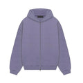 Fear of God Essentials Heavy Fleece Full Zip Hoodie Lavender