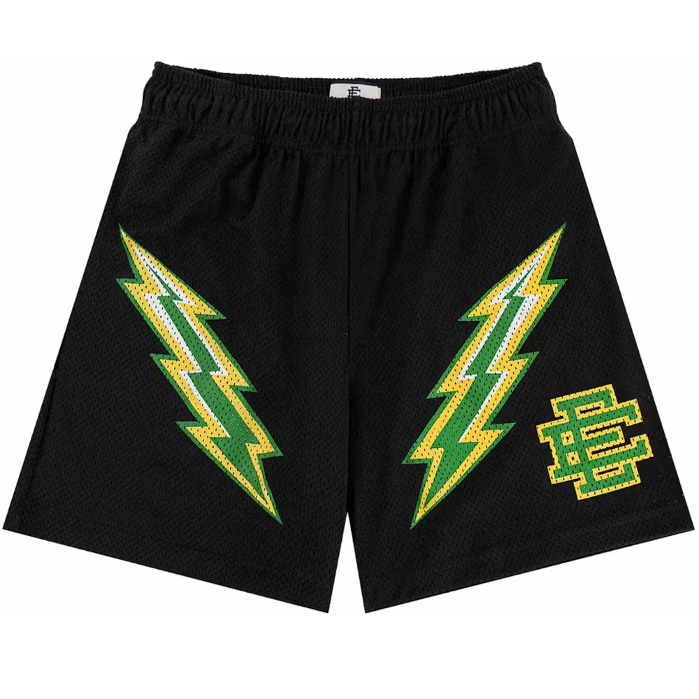 Eric Emanuel EE Short Black/Green Bolt