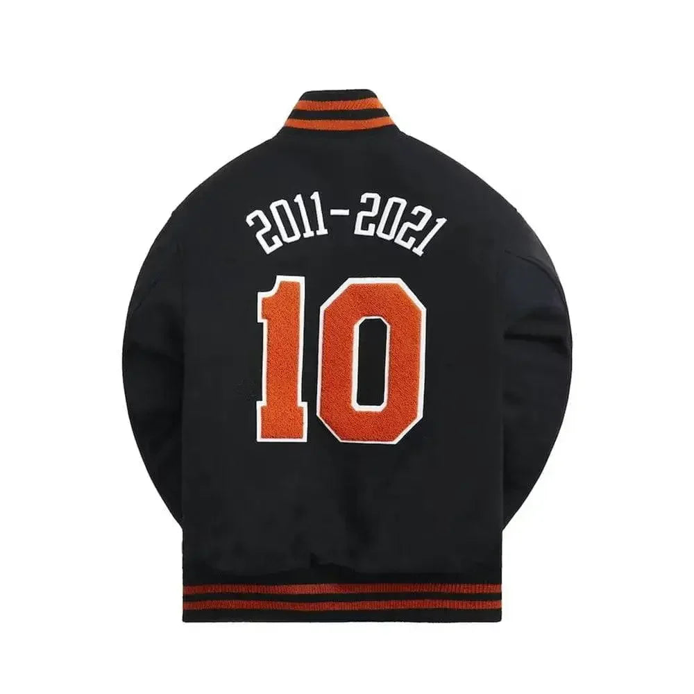 Kith New York Knicks Varsity Jacket Black