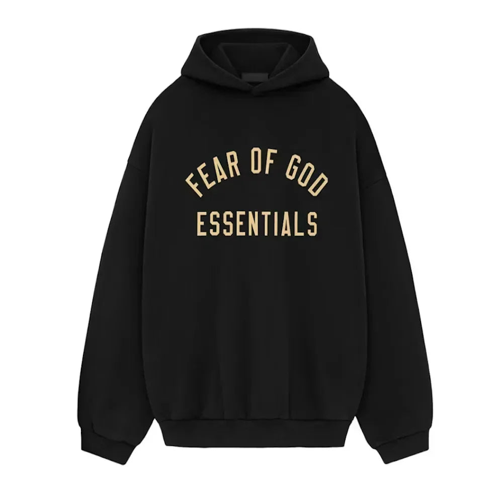 Fear of God Essentials Fleece II Hoodie Black FW24