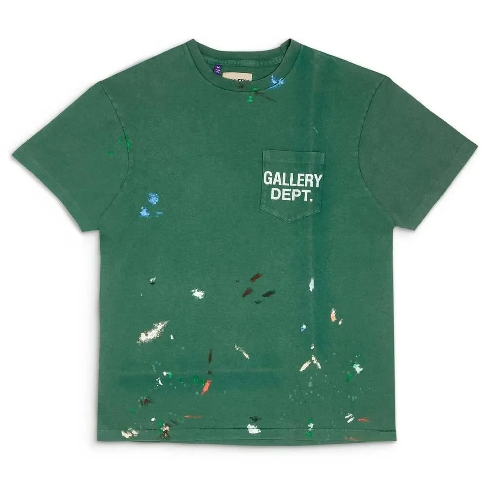Gallery Dept. Vintage Logo Painted Tee Green