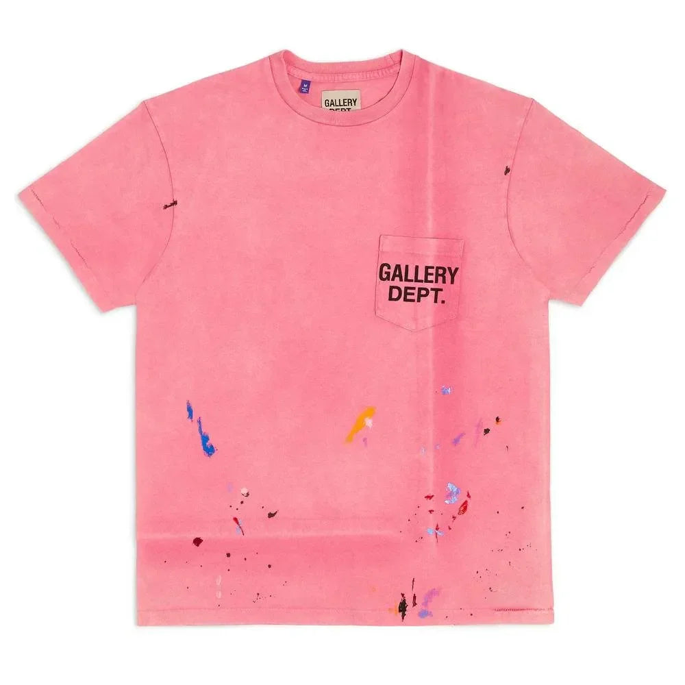 Gallery Dept. Vintage Logo Painted Tee Salmon