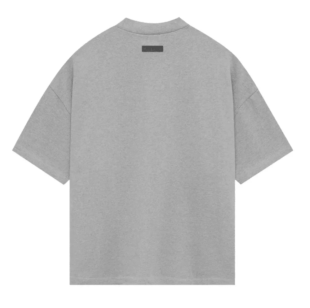 Fear of God Essentials Heavy Jersey Short-Sleeve Tee Dark Heather Oatmeal
