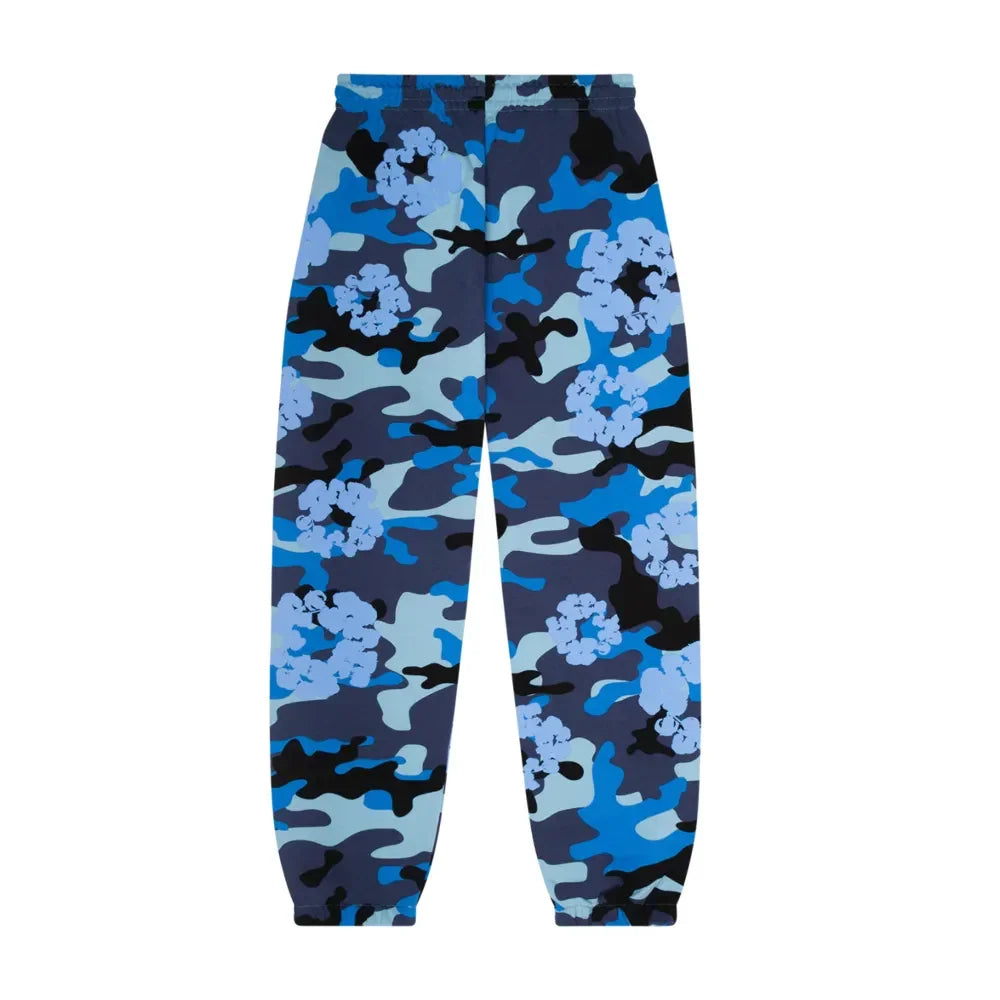 Denim Tears The Cotton Wreath Sweatpant Blue Camo