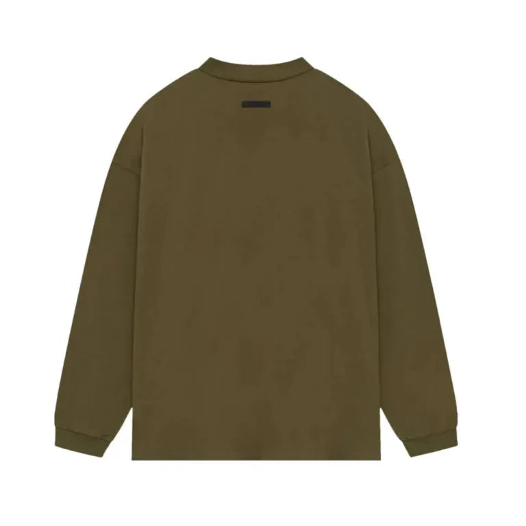 Fear of God Essentials versey Long Sleeve Tee Olive