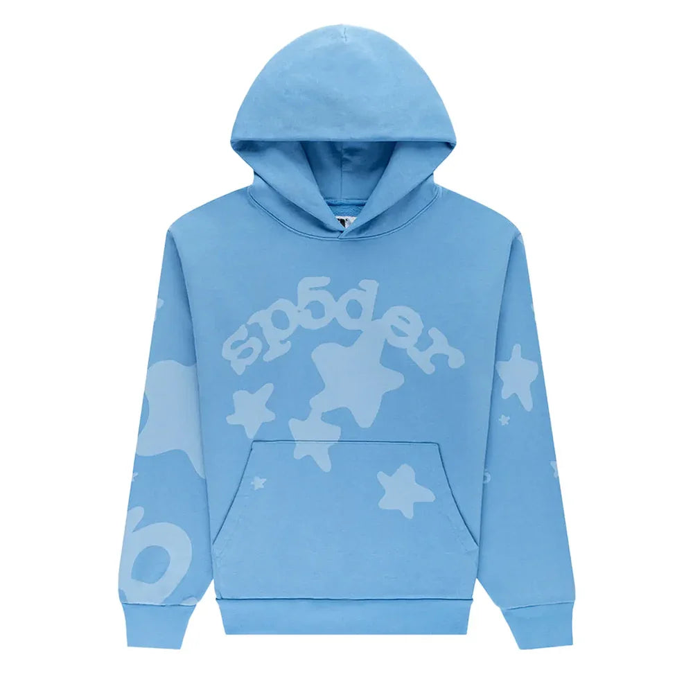 Sp5der Beluga V2 Hoodie Dusty Blue