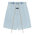 Fear of God Essentials Relaxed Short Light Washed Denim