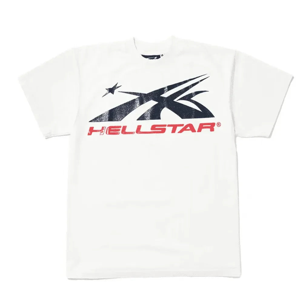 Hellstar Sport Logo Gel T-shirt White/Red