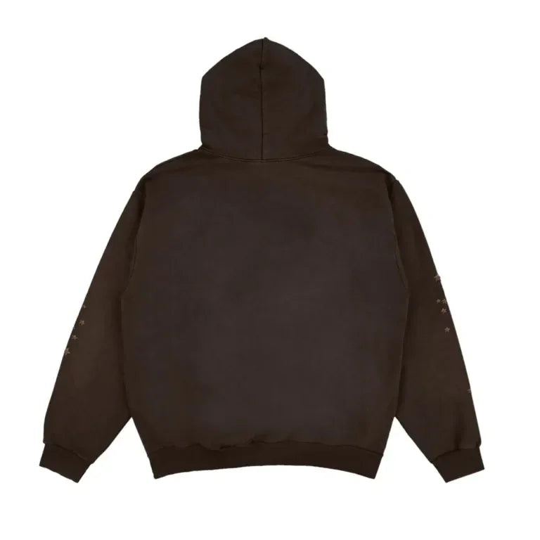 Travis Scott Cactus Jack x Sp5der Days Before Rodeo Hoodie Brown