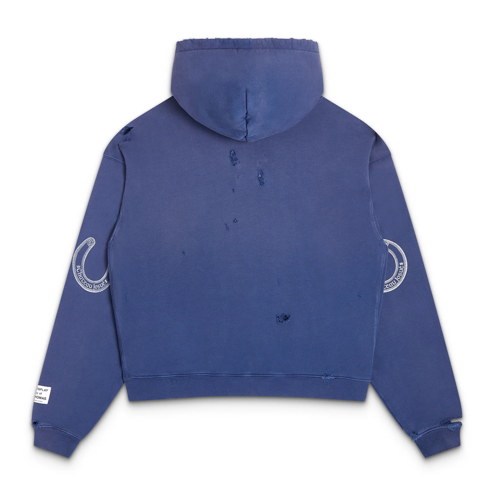 Gallery Dept. Distressed Chateau Ranch Hoodie Navy