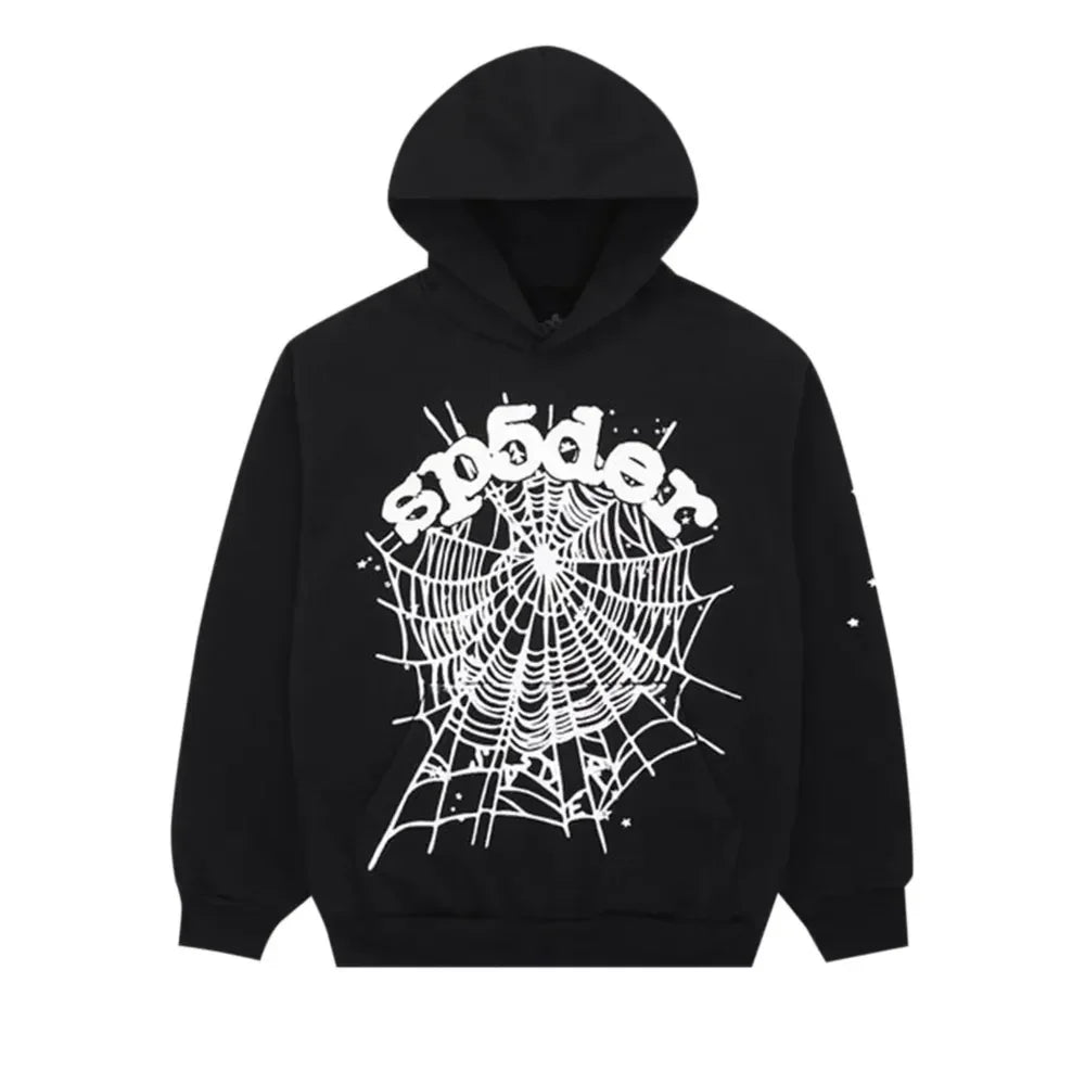 Sp5Der Og Web Hoodie Black